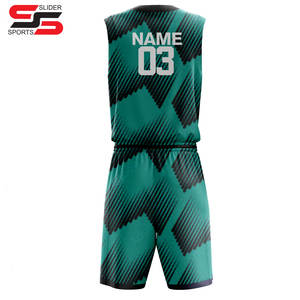 Sublimación Diseño personalizado Ropa deportiva transpirable Secado rápido Personalizado Reversible Baloncesto Jersey Set Uniforme de baloncesto - Product Image 4
