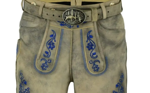 Nouveaux shorts bavarois en cuir Lederhosen pour l'Oktoberfest, vente en gros, traditionnels allemands - Product Image 2