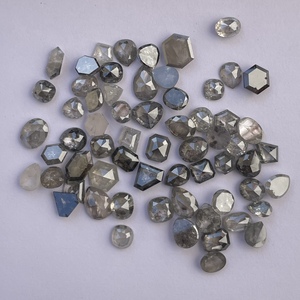 Diamantes Negros Grisáceos Lechosos Naturales de 1 y 2 Quilates, Corte Hexagonal, Redondo y Fantasía, Certificados por IGI, Joyería Fina - Product Image 3