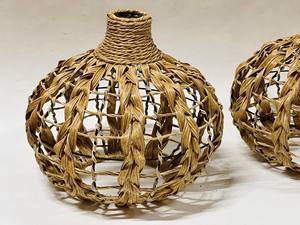 Pantalla de Lámpara Redonda de Estilo Asiático de Paja Marina Bao MInh, Diseño de Pantalla de Lámpara, Garantía de 10 Años, Venta al por Mayor - Product Image 5