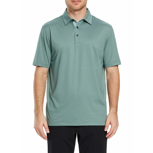 El mejor diseño para hombre para camiseta Polo Dry Fits Nueva llegada Cómodo Mangas cortas Venta al por mayor Precio barato Patrón sólido - Product Image 1