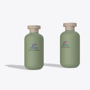 โรงงาน Pavico เวียดนามเป็นมิตรกับสิ่งแวดล้อมและรีไซเคิลชุดขวดพลาสติกสีเขียวเคลือบสําหรับบรรจุภัณฑ์เครื่องสําอางเจลอาบน้ํา - Product Image 3