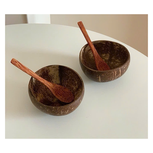 Bol en coquille de noix de coco naturel réutilisable du Vietnam idéal pour la décoration ou les repas quotidiens avec style biologique et offre à faible quantité minimale de commande - Product Image 5