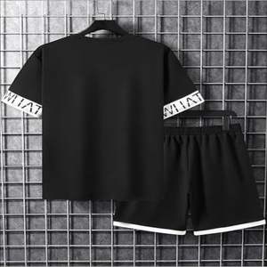 Ensemble deux pièces d'été surdimensionné pour homme avec t-shirt à manches courtes et short Streetwear grande taille respirant fabriqué par RAM Industry - Product Image 4