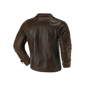 Veste en cuir pour homme de qualité supérieure au meilleur prix, coupe-vent d'hiver avec col montant, logo personnalisé, design durable et respirant - Product Image 2