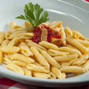 Üstün Sardinian Gnocchi - 500g Durum buğday nervürlü doku-Fiorillos zengin domates sosları tamamlamak için en iyi
