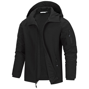 Haute qualité hommes à capuche Softshell veste imperméable léger isolé coupe-vent polaire doublé pluie Shell veste 2025 - Product Image 1