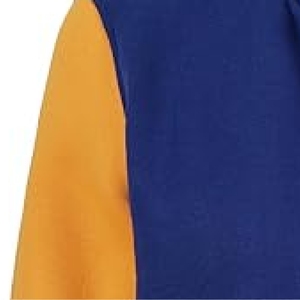 เสื้อแจ็คเก็ตวาร์ซิตี้สีน้ำเงินรอยัลและสีเหลืองแบบกำหนดเอง ปรับแต่งด้วยโลโก้และหมายเลขทีม ขนาดและดีไซน์ตามสั่ง - Product Image 4