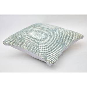 Gris Laine Kantha Patchwork Oreiller 12x12 Pouces Coussin Décoratif Vintage Coeur Brodé Impression Conception Literie Sol Portable - Product Image 5