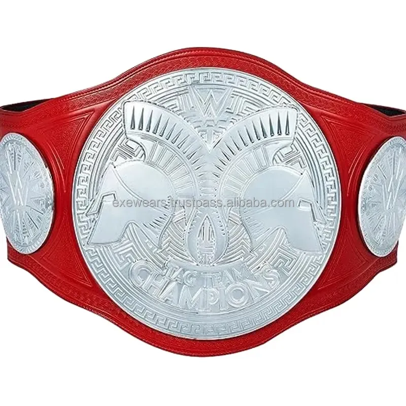 High Quality Custom manufacture Wrestling Championship Belt Genuine Leather Belts from Pakistan top quality belts
