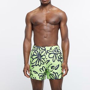 Short de bain irisé à taille élastique, coupe classique 100% Nylon Polyamide avec poches latérales - Product Image 1