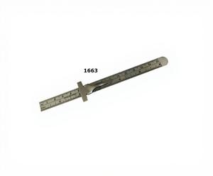 Règle en acier de poche de haute qualité 6 pouces (150 mm) avec clip, outils de fabrication de bijoux, vente en gros au prix le plus bas, meilleur produit pour les bijoux - Product Image 3