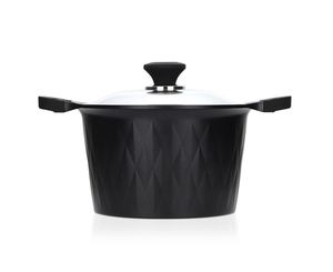SET di pentole a induzione IN ceramica di cristallo nero forte NON STICK IH MADE IN corea - Product Image 3