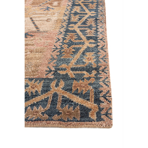 Erbe Hand Knotted <b>Wool</b> Rugs Beige & <b>Brown</b> Geometric Pattern for Home Use-Lnr-3112 9x12 Rectangle Hallway Carpet Jaipur Rugs ZA - Product Image 4