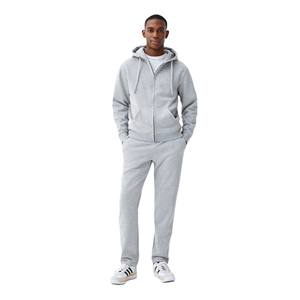 Sudadera con capucha y pantalones de chándal holgados con logotipo personalizado de 600 GSM 100% algodón en blanco para hombre - Product Image 1