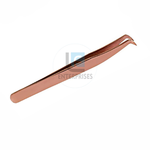 Pince à épiler en acier inoxydable de haute qualité à marque privée, pointe lisse, prise en main parfaite, réutilisable, emballage personnalisé, service OEM, cils - Product Image 5