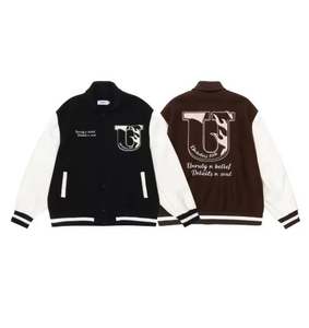 Nouvel arrivage de veste à manches longues de style universitaire manteau d'hiver vestes universitaires Letterman de baseball - Product Image 3