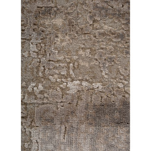 Alfombra Uvenuti de Lana y Seda de Bambú Tejida a Mano, Color Marfil, LRB-1545, Rectangular, Abstracta, para Dormitorio, Hecha a Mano con Técnicas de Viscosa - Product Image 3