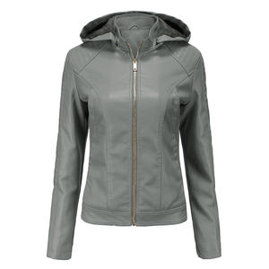 Chaqueta Acolchada Estampada de Cuero Genuino para Mujer de Alta Calidad, Estilo Clásico, Suave, Personalizada OEM, Ropa Exterior Informal de Moda - Product Image 6