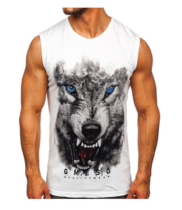 Camiseta sin mangas de gimnasio de moda de alta calidad con logotipo personalizado para hombre con camiseta sin mangas de etiqueta privada - Product Image 5