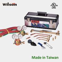 Kit de soudage et de découpe au gaz oxygène-acétylène professionnel Kayo/Wilson KVHB-21, robuste