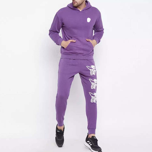 Ensemble survêtement à capuche et pantalon de jogging en molleton technique lourd en coton et polyester, avec logo personnalisé, décontracté, uni, fermeture éclair intégrale - Product Image 6