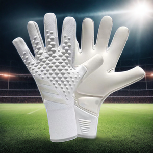 Nouveau Design Latex Tricot Nylon Football Gardien Gants Pour Équipe Sportive Professionnel Football Gardien Gants - Product Image 1