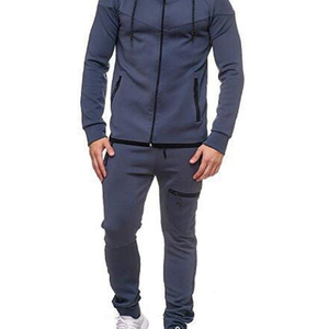 Conjunto Deportivo de Invierno para Hombre, con Capucha, Ecológico, Estampado, de Forro Polar, Transpirable, Holgado, de Alta Calidad, Mangas Largas, Informal - Product Image 6