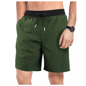 Wholesale Summer Sports Shorts Custom Front Logo 1 Piece <b>Mens</b> Running Spandex Polyester Quick Dry Waterproof Breathable - Product Image 5