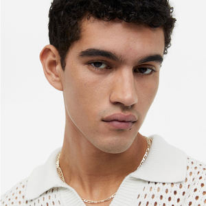 Camisetas Polo de golf para hombre de algodón 100% con logotipo bordado, camisetas lisas de manga corta de verano largo, precio suministrado por ODM - Product Image 4