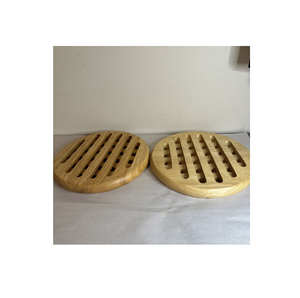 Salvamanteles de madera de alta calidad, almohadillas calientes para cocina, salvamanteles, almohadillas térmicas, alfombrilla para tetera para forma redonda y soporte para cuencos para servir restaurantes - Product Image 4