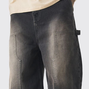 Shorts de Mezclilla para Hombre, Cómodos, de Tela de Algodón, Estilo Cargo con Cierre de Cremallera y Botón, Precio al por Mayor, Servicio OEM 2026 - Product Image 6