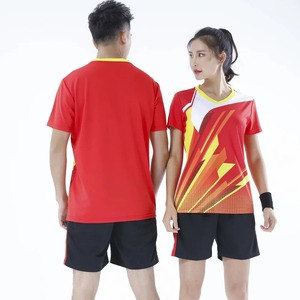 Ropa DE TENIS Falda corta transpirable de alta calidad para hombres y mujeres Uniformes de tenis de último modelo - Product Image 4