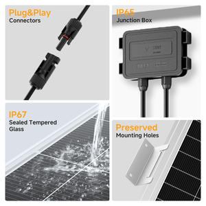 200W Half Cell Rigid <b>Solar</b> <b>Panel</b> with Silicon and Glass Surface for Home <b>Solar</b> Power Generation System - Product Image 5