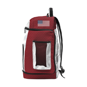 Sac à dos d'équipe souple personnalisé par sublimation, OEM, fermeture éclair, sport, école, sac de voyage personnalisé, SSB-0100 - Product Image 2