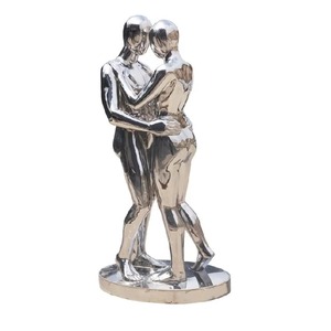 Escultura de pareja de metal personalizable al por mayor que refleja la artesanía artística combinada con un simbolismo profundo - Product Image 5