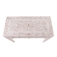 Table console contemporaine moderne Meubles en bois incrusté de nacre pour entrée, chambre d'hôtel et ferme à usage domestique