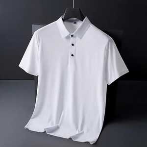 Camisetas de Manga Corta para Hombre, Tallas Grandes, 100% Algodón PK, Transpirables, Casuales, Lisas, de Alta Calidad, con Estampado Bordado - Product Image 3