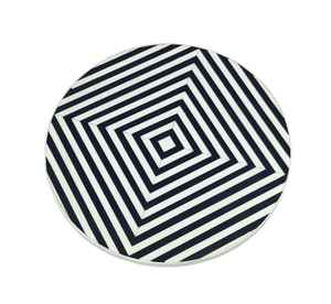 Factory Direct Price Cheap Living Room Design Bone Inlay Stool Black White Bone Inlay Stool Top Price <b>Resin</b> Wood <b>Coffee</b> <b>Table</b> - Product Image 2