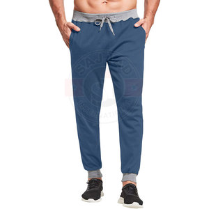 Custom Logo Printed Streetwear Cotton Elastic <b>Pants</b> Trousers For <b>Men</b> - Product Image 3