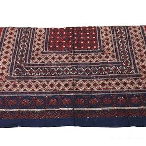 Bloc à main de qualité supérieure imprimé Sindhi Ajrak, Double Paat Sindhi Ajraks, Vente en gros Sindhi Ajraks Fait à la main - Product Image 2