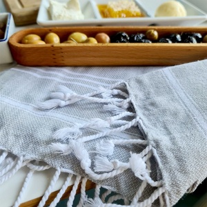 Juego de Toallas de Mano de Algodón Turco con Logotipo Personalizado, Rayadas, Ecológicas, Súper Absorbentes, de Secado Rápido, Toallas de Cocina, Liquidación de Existencias - Product Image 4