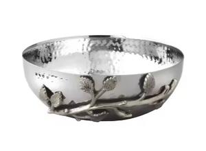 Service Snack & Bols De Fruits Plat De Miel Feuille Noire Décor Décoratif De Luxe Bol À Salade Moderne Or Petit Métal Personnalisé CLASSIQUE - Product Image 2