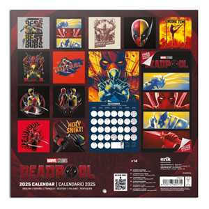 Calendario Promocional de Marvel para Deadpool 2025 - Product Image 1