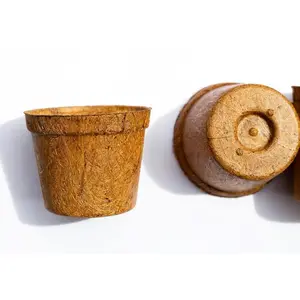 Hydroponic nutrient coco fiber pots sustainable eco coconut fiber pot large quantity ready for export