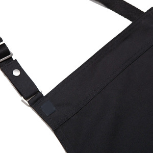 Delantales de chef de lona de algodón en blanco fabricados en fábrica a la venta con logotipo personalizado y diseño personalizado delantales de chef de cocina - Product Image 5