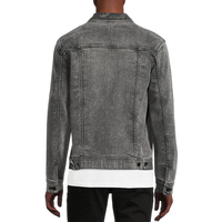 Veste en jean de luxe de haute qualité, élégante, unisexe, à manches longues, en jean délavé, boutonnée, décontractée, vintage, streetwear, personnalisée, 100% coton