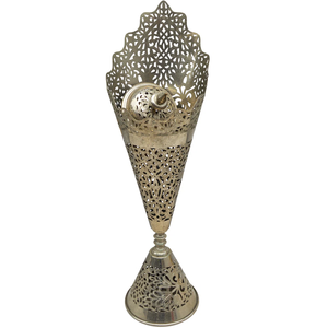Brûleur d'encens Bakhoor traditionnel du Moyen-Orient, encensoir religieux arabe, métal écologique, 100% naturel - Product Image 1