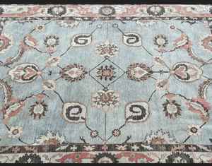 Tapis tufté à la main à la main en multicolore vibrant beau motif abstrait taille personnalisable disponible - Product Image 4