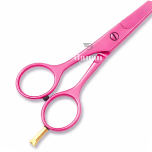 Ciseaux de coiffure professionnels roses MANAN INSTRUMENTS en acier inoxydable 4Cr13, pour droitiers, manche moyen, ciseaux de barbier - Product Image 3